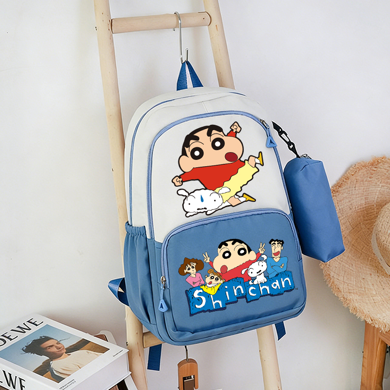 School Backpack Teen - 크레용 신짱 소년 소녀 학교 가방