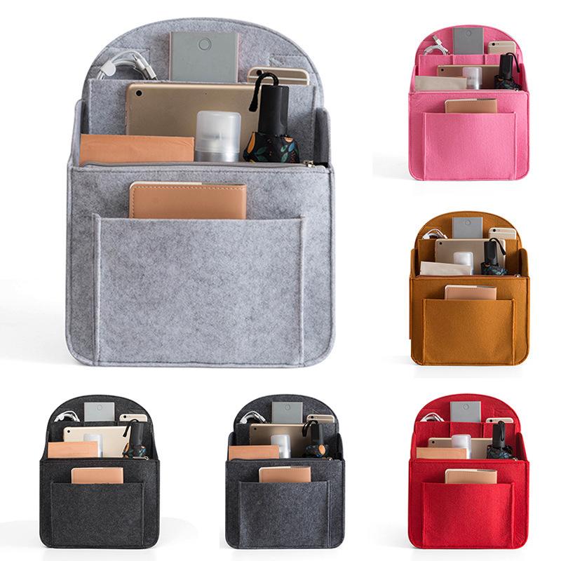 휴대용 배낭 펠트 인서트 소형 가방 화장품 가방 메이크 - Backpack Insert Organizer 리뷰 및 가격