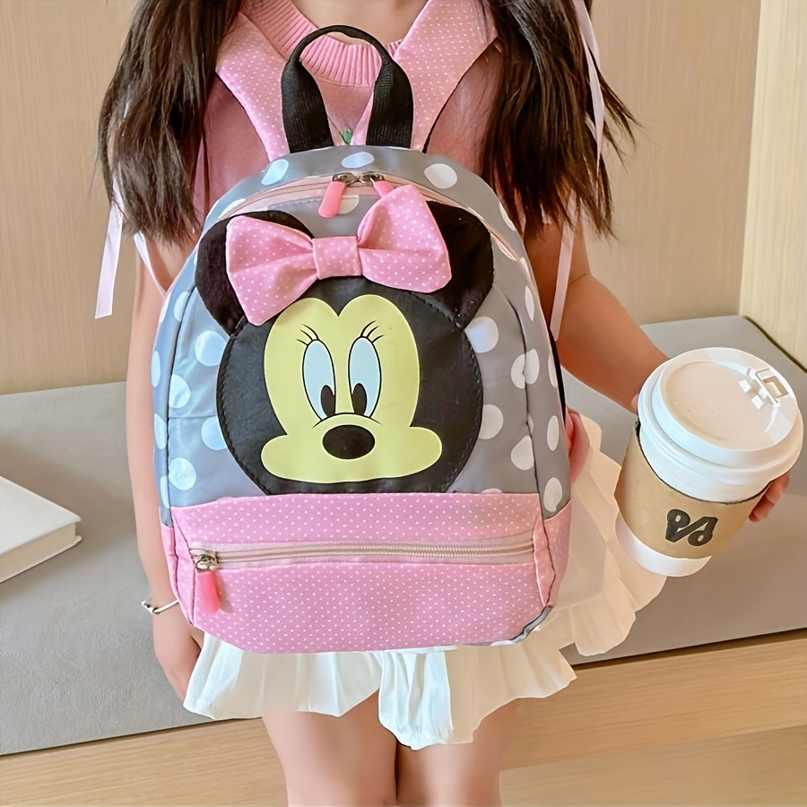 메스카 만화 쥐 캐릭터 프린트 백팩 카와이 컬러블록 스 - Fashion Backpack Women 리뷰 및 가격